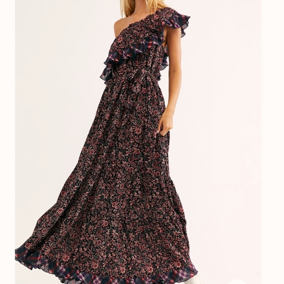 Free People Black Combo Maxi Dress - Picture 2 of 9